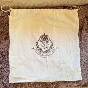 Ralph Lauren dust bag medium cream for shoes or bags | shoe dust bag